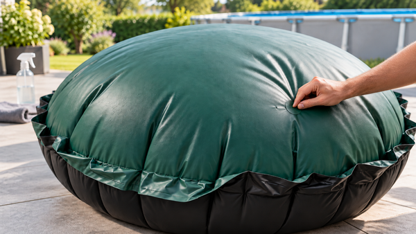 Poolkissen reparieren und flicken