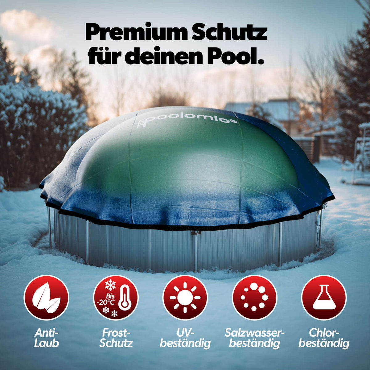 Poolkissen Rund | 420 g/m²