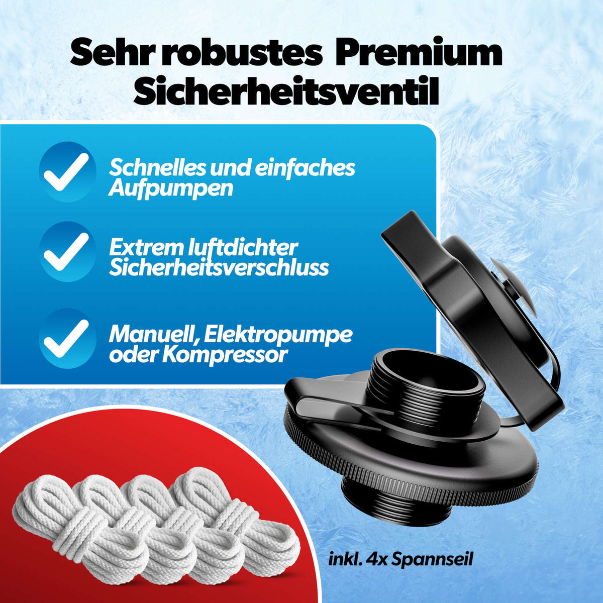 Poolkissen Rechteckig 4x2m | 420g/m²