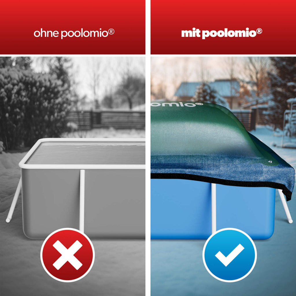 Poolkissen Rechteckig 4x2m | 420g/m²