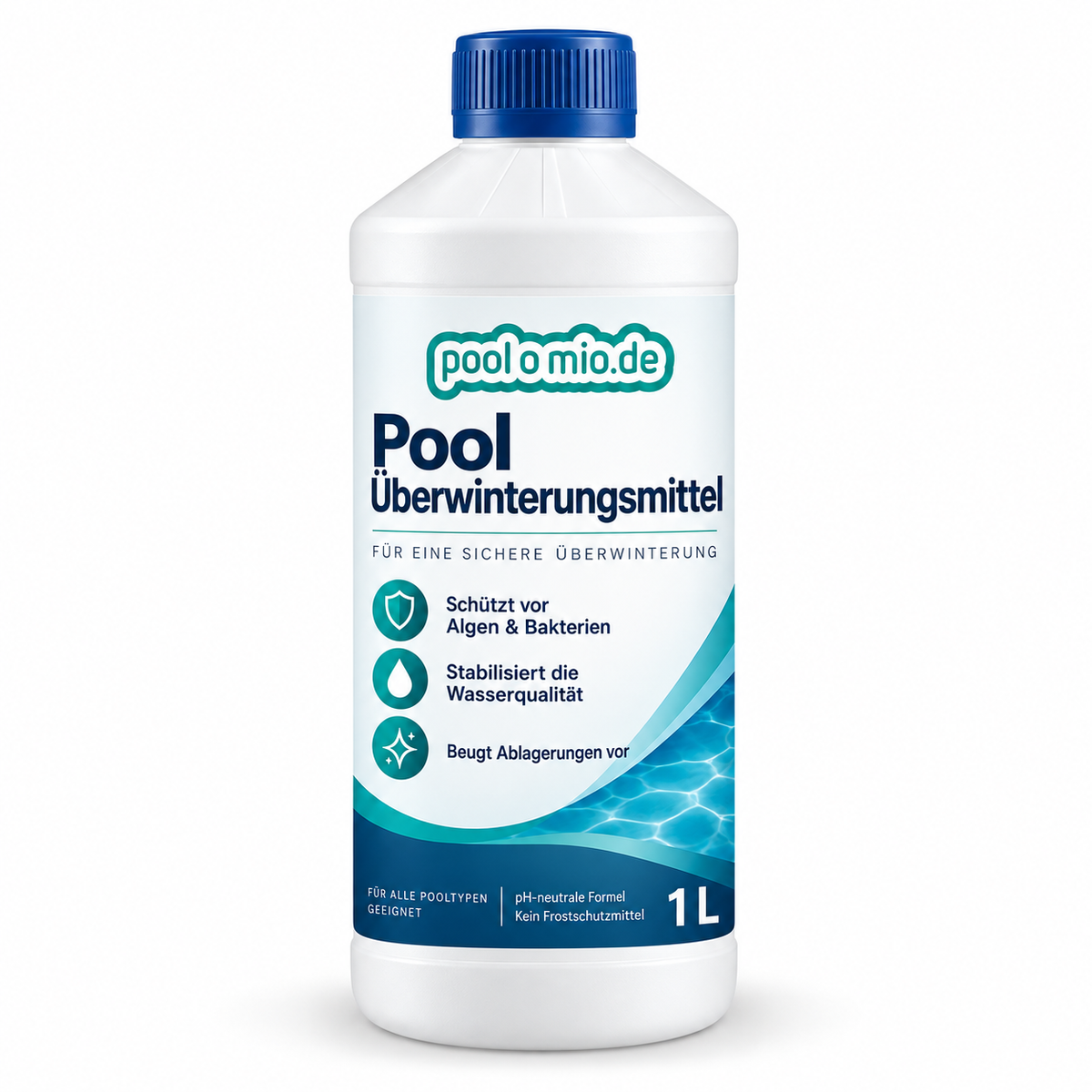 Poolomio Pool Überwinterungsmittel – Wasserpflege für den Winter