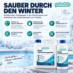 Poolomio Pool Überwinterungsmittel – Wasserpflege für den Winter