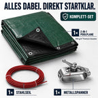 Poolabdeckung 2-in-1 Sommer & Winter